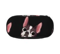 YOFIEN Boston Terrier Nature, Petite Trousse à Crayons, Grande capacité, Organiseur de Papeterie de Bureau
