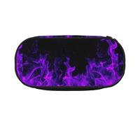 YOFIEN Flamme Violette, Petite Trousse à Crayons, Grande capacité, Organiseur de Papeterie de Bureau