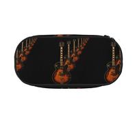 YOFIEN Guitare Jazz, Petite Trousse à Crayons, Grande capacité, Organiseur de Papeterie de Bureau