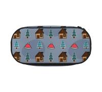 YOFIEN Joyeux Noël, Sapin de Noël, Petite Trousse à Crayons, Grande capacité, Organiseur de Papeterie de Bureau