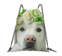 YOFIEN Lustiger Labrador Retriever-Welpe, wasserabweisender Rucksack mit Kordelzug, für Damen und Herren, Sport- und Fitnessstudio-Sackpack