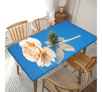 YOFIEN Nappe rectangulaire imperméable Unique Rose de 1,5 m, Protection Anti-éclaboussures, Bord élastique