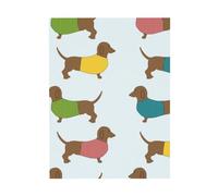 YOFIEN Papier peint/tablette motif teckel mignon, affiche 30x40cm