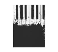 YOFIEN Tablette murale à motif touches de piano pour chambre à coucher - Affiche décorative mignonne - 30 x 40 cm