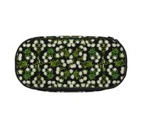 YOFIEN Trousse à Crayons à Motif Floral Edelweiss des Alpes suisses, Petite, Grande capacité, Organiseur de Papeterie de Bureau