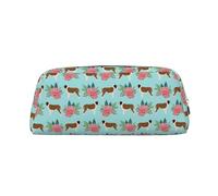 YOFIEN Trousse à Crayons à Motif Saint-Bernard pour Filles, Pochette de Rangement avec Fermeture éclair