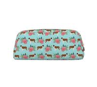YOFIEN Trousse à Crayons à Motif Saint-Bernard pour Filles, Pochette de Rangement avec Fermeture éclair
