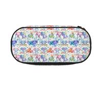YOFIEN Trousse à Crayons Aquarelle Motif Axolotl Mignon, Petite Trousse à Crayons de Grande capacité, Organiseur de Papeterie de Bureau