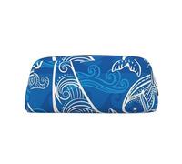 YOFIEN Trousse à Crayons Dauphin Magique pour Filles, Pochette de Rangement avec Fermeture éclair