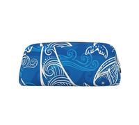 YOFIEN Trousse à Crayons Dauphin Magique pour Filles, Pochette de Rangement avec Fermeture éclair