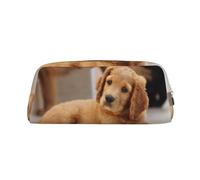 YOFIEN Trousse à Crayons pour Filles, Motif Chiot Cocker Spaniel, Petit Chien épagneul, avec Fermeture éclair.