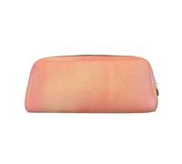 YOFIEN Trousse à Crayons Rose et Orange aux Nuances aquarelles Corail pour Filles, Pochette de Rangement avec Fermeture éclair