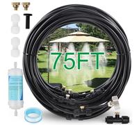 YOFIT Système de brumisation extérieur pour refroidissement de terrasse, kit de brumisateur d'eau de 23 m, brumisateurs de refroidissement pour porche, cour, jardin, système de brume portable avec