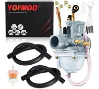 YOFMOO Carburateur compatible avec Polaris Predator Scrambler Sportsman 50 90 E-TON Eton Viper AXL50 RXL50 RXL70 TXL50 Beamer R2 2 temps Yamaha Jog 100 90cc 100cc 4DM