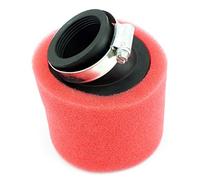 YOFMOO Filtre à air 35 mm rouge coudé double mousse compatible avec 50cc 70cc 90cc 110cc 125cc moto Yamaha Suzuki ATV Quad Scooter Go Kart Mobylette Pit Dirt Bike Racing Performance universelle