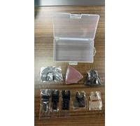 Yofuly 22PCS Lames de Scie Oscillantes, Outil Multifonction Accessoires pour Outils Oscillants, Lame de Scie Universelle pour Couper le Bois/Métal/Plastique, avec Boîte de Rangement