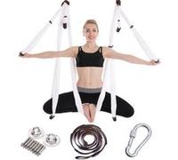 Divers accessoires fitness, yoga et pilates GENERIQUE Yoga aérien Swing Set Yoga Hamac antigravité plafond suspendu Yoga Sling