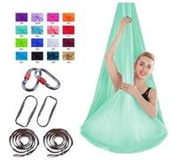 Divers accessoires fitness, yoga et pilates GENERIQUE Yoga aérien Swing Set Yoga Hamac antigravité plafond suspendu Yoga Sling