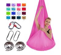 Yoga Aérien Swing Set Yoga Hamac Antigravity Plafond Suspendu Yoga Sling L10440 Multicolore