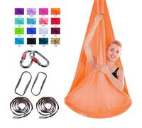 Yoga Aérien Swing Set Yoga Hamac Antigravity Plafond Suspendu Yoga Sling L10442 Multicolore