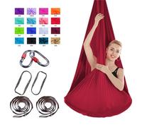 Yoga Aérien Swing Set Yoga Hamac Antigravity Plafond Suspendu Yoga Sling L10449 Multicolore