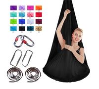 Yoga Aérien Swing Set Yoga Hamac Antigravity Plafond Suspendu Yoga Sling L10451 Multicolore