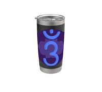 Yoga Ajna Sensibilisation Third Eye Chakra Brahman Gobelet isotherme en acier inoxydable double paroi