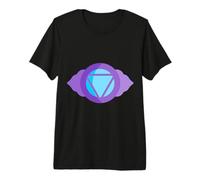 Yoga Ajna Sensibilisation Third Eye Chakra Brahman T-Shirt Haut de Gamme