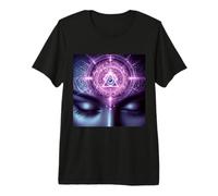 Yoga Ajna Sensibilisation Third Eye Chakra Brahman T-Shirt Haut de Gamme