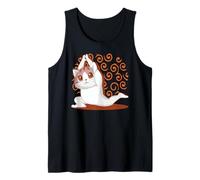 Yoga Anime-Manga Chat Méditation Bouddhisme-Bouddhiste Yoga Débardeur