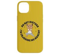 Yoga Anime-Manga Chat Méditation Bouddhisme drôles Chat Coque pour iPhone 14 Plus