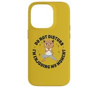 Yoga Anime-Manga Chat Méditation Bouddhisme drôles Chat Coque pour iPhone 14 Pro
