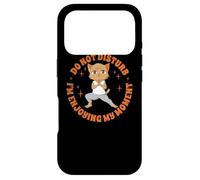 Yoga Anime-Manga Chat Méditation Bouddhisme drôles Chat Coque pour iPhone 17 Pro