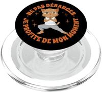 Yoga Anime-Manga Chat Méditation Bouddhisme drôles Chat PopSockets PopGrip pour MagSafe
