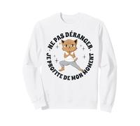 Yoga Anime-Manga Chat Méditation Bouddhisme drôles Chat Sweatshirt