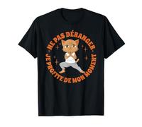 Yoga Anime-Manga Chat Méditation Bouddhisme drôles Chat T-Shirt