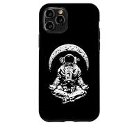Yoga Astronaute Croissant de Lune Science Espace Méditation Zen Coque pour iPhone 11 Pro
