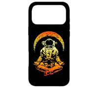 Yoga Astronaute Croissant de Lune Science Espace Méditation Zen Coque pour iPhone 17 Pro Max