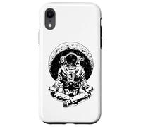 Yoga Astronaute Croissant de Lune Science Espace Méditation Zen Coque pour iPhone XR