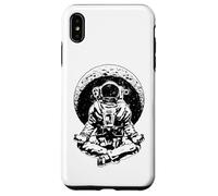 Yoga Astronaute Croissant de Lune Science Espace Méditation Zen Coque pour iPhone XS Max
