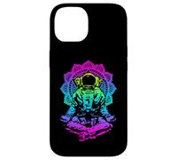 Yoga Astronaute Mandala Zen Méditation Lotus Pose Coque pour iPhone 14