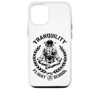 Yoga Astronaute Tranquility Vol School Zen Meditation Coque pour iPhone 12/12 Pro