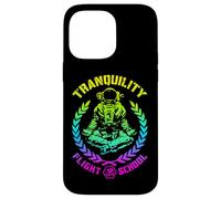 Yoga Astronaute Tranquility Vol School Zen Meditation Coque pour iPhone 14 Pro Max