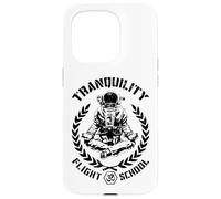 Yoga Astronaute Tranquility Vol School Zen Meditation Coque pour iPhone 15 Pro