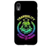 Yoga Astronaute Tranquility Vol School Zen Meditation Coque pour iPhone XR