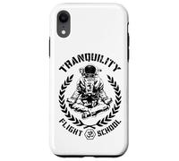 Yoga Astronaute Tranquility Vol School Zen Meditation Coque pour iPhone XR