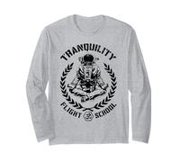 Yoga Astronaute Tranquility Vol School Zen Meditation Manche Longue