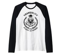 Yoga Astronaute Tranquility Vol School Zen Meditation Manche Raglan