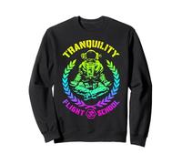 Yoga Astronaute Tranquility Vol School Zen Meditation Sweatshirt