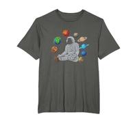 Yoga Astronomie Voyage Cadeau Cosmonaute Lune Astronaute T-Shirt